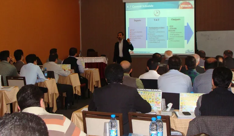 دوره PMP برای شرکت نفت و گاز پارس در سال 1393