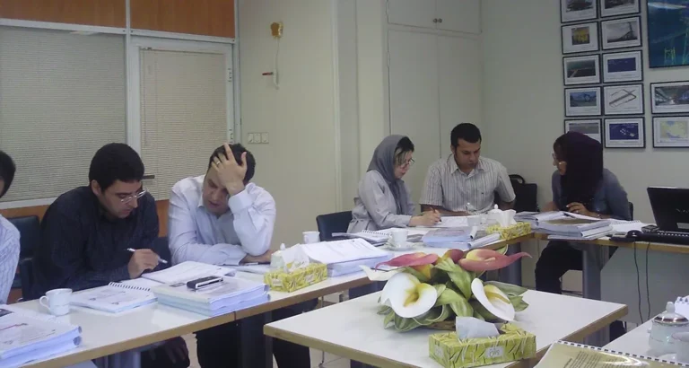 دوره PMP برای شرکت ژرف سازه در سال 1389
