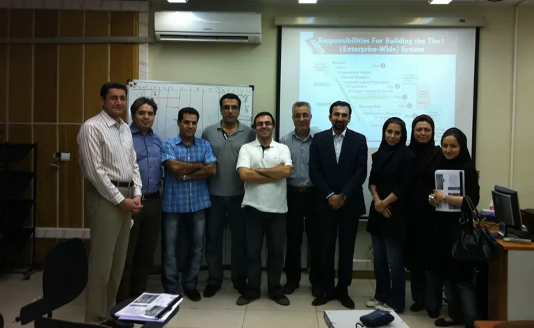 دوره سازمانی BSC برای مپنا توسعه 1 در مهر 1390