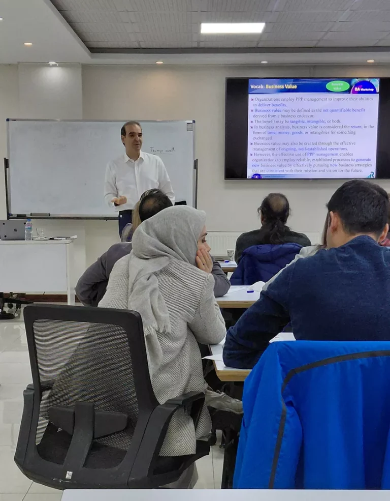 دوره سازمانی تحلیل کسب و کار برای زرین رویا آذر 1404
